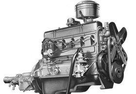 FX 2.15 litre famous grey engine